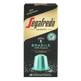Segafredo - Brasile Nespresso Compatible Capsules 10x5.1g