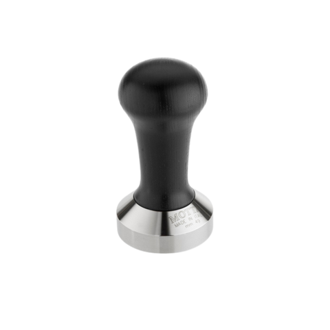 Motta - Black Wooden Handle Coffee Tamper 49mm