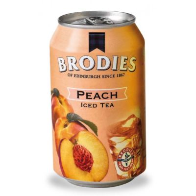 Brodies - Peach Iced Tea Can 330ml