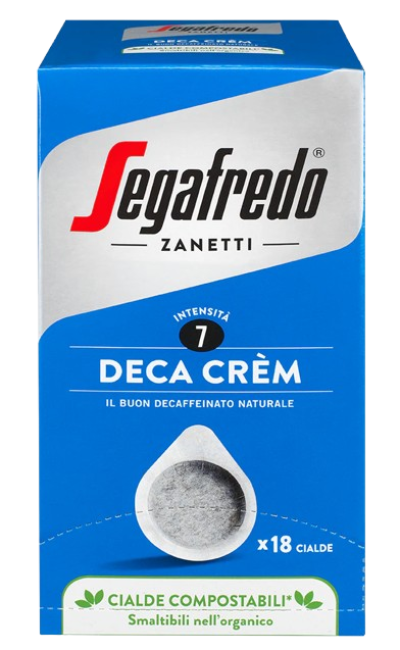 Segafredo - Deca Crem Decaf Coffee Pods 18x7gr