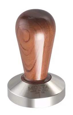 Motta - Coffee tamp bubinga flat base 58mm