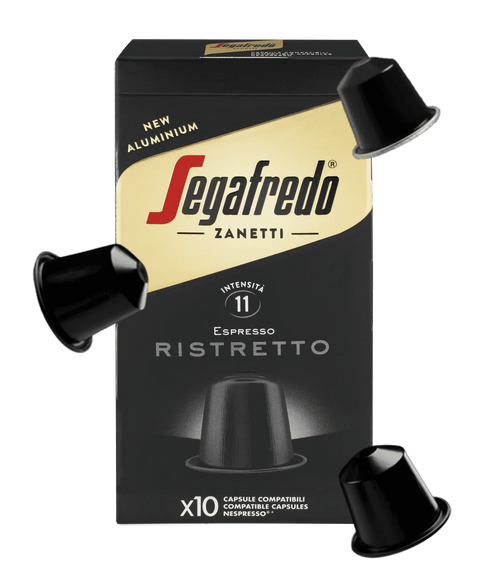 Segafredo - Ristretto Nespresso Compatible Capsules 10 x 5.1g